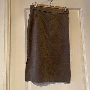 Wilfred Free velvet pencil skirt